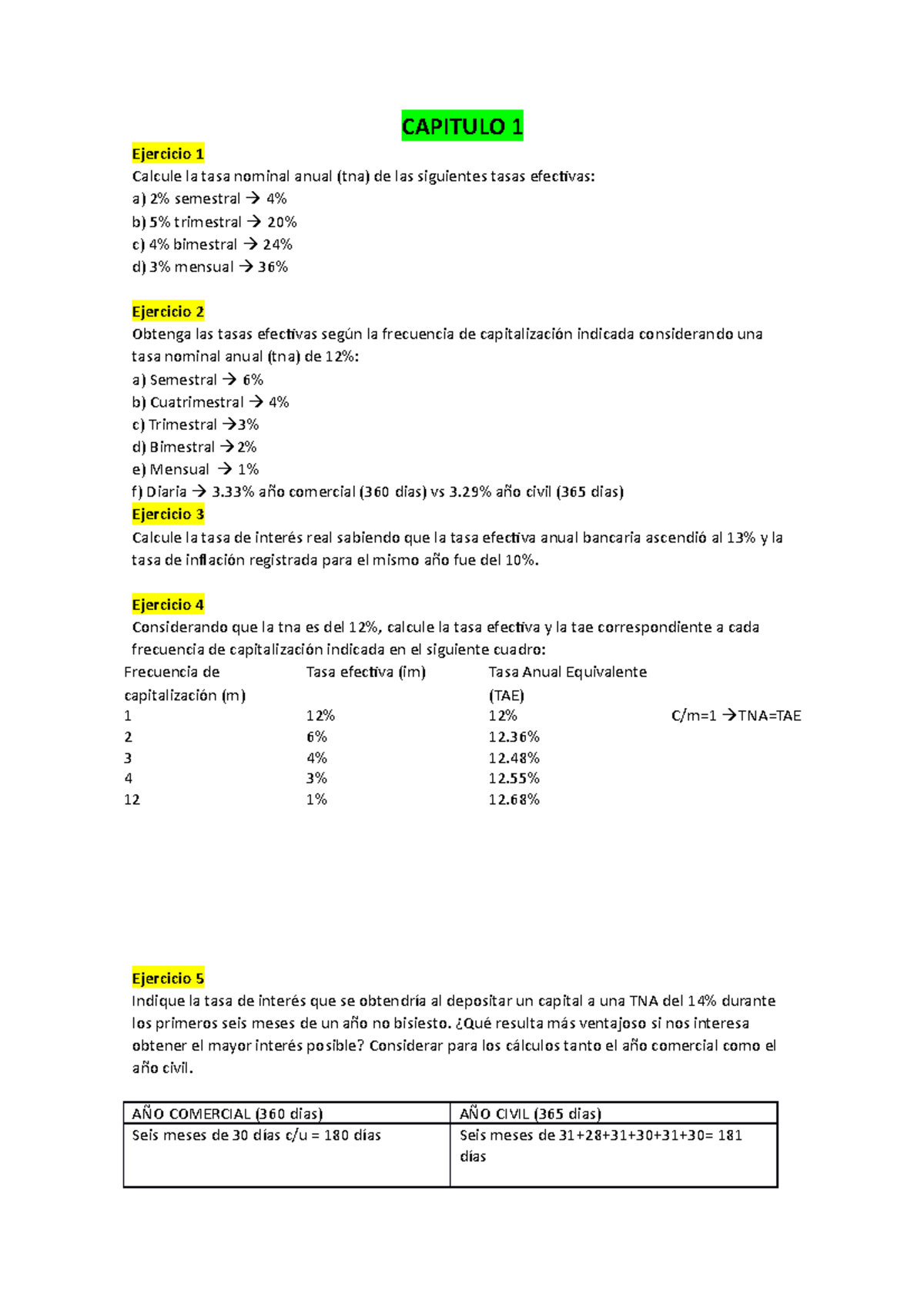 Practica PARA Final 8 - ytuytiu - CAPITULO 1 Ejercicio 1 Calcule la ...