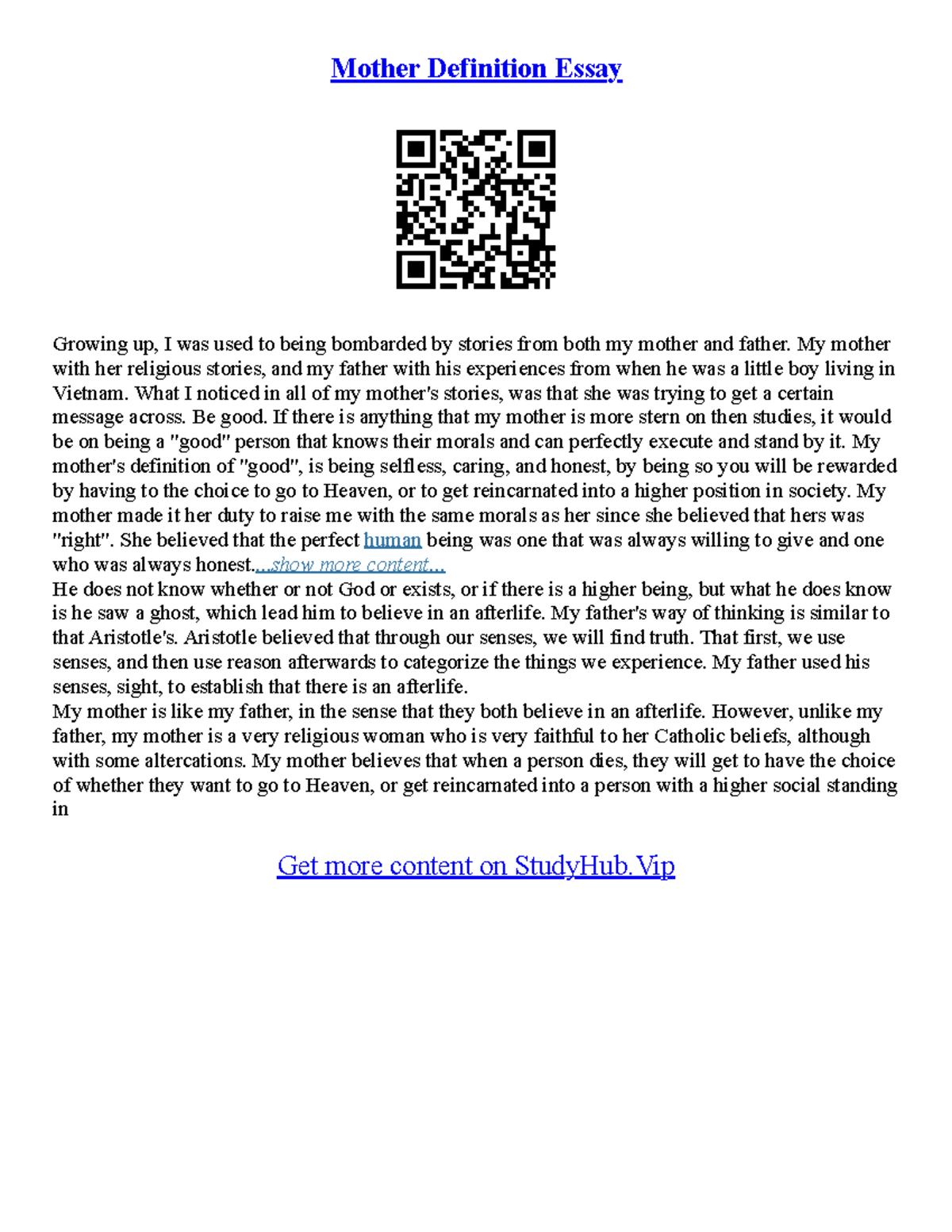 Mother Essays Mother Essays Mother Definition Essay Growing up, I was