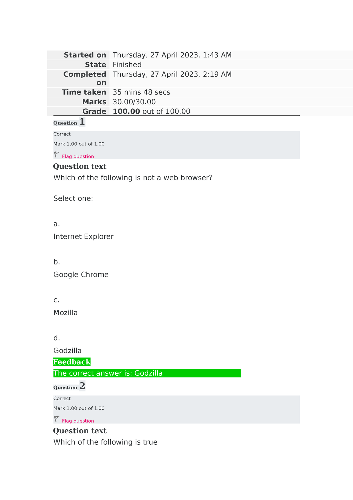 Web Programming 1 CS 2205 Unit 3 Graded Quiz - CS 2205 - UoPeople - Studocu