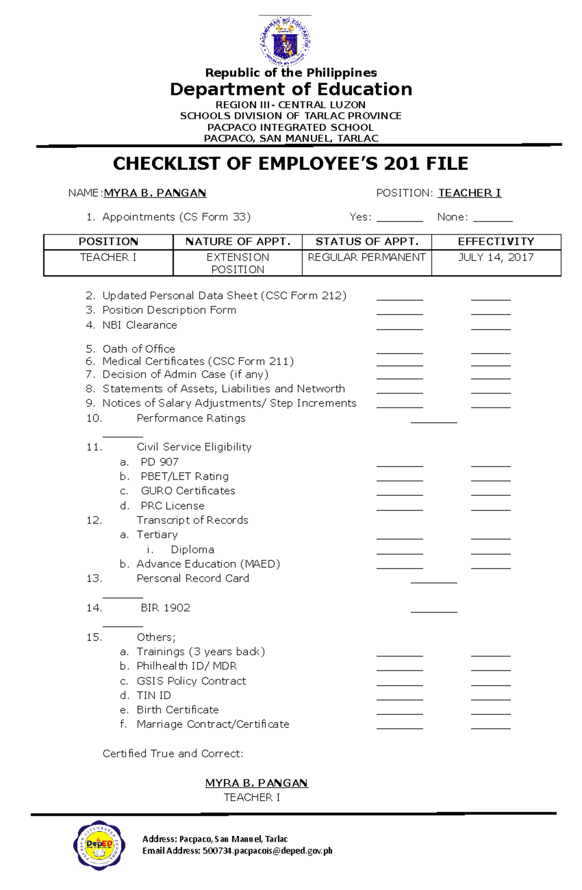 201-file-checklist-needed-list-in-entering-deped-elementary