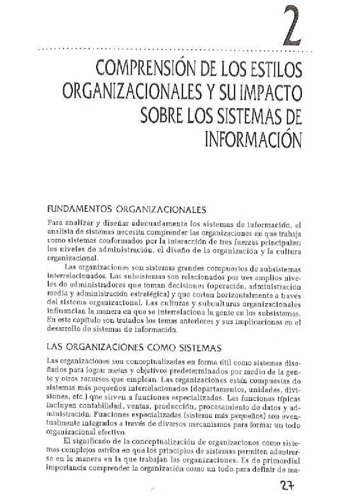 Teoria 1er SEM Clase Analisis De Sistemas Administrativos Studocu