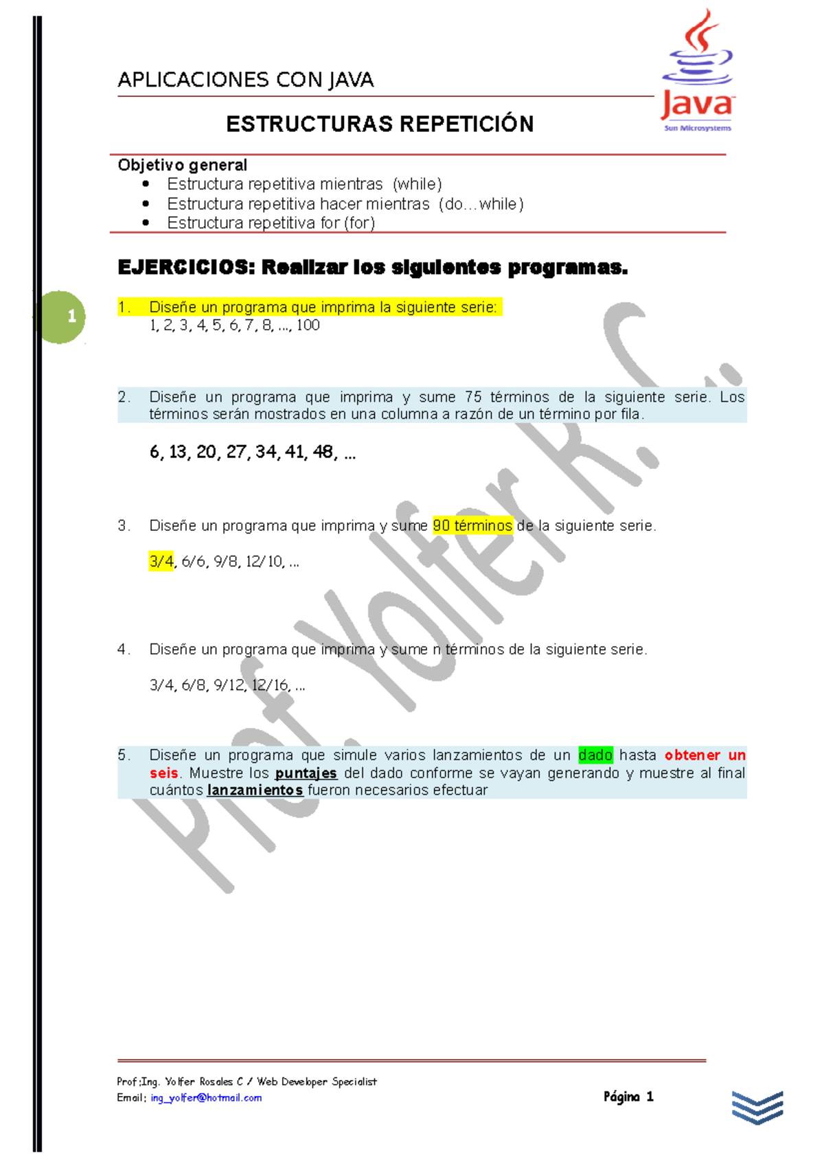 2.1 Ejercicios - Ciclos - 1 APLICACIONES CON JAVA ESTRUCTURAS ...