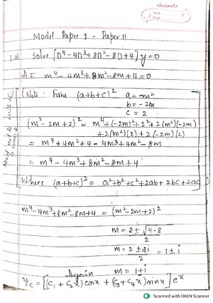 Math mode paper-2 (1st internals edition) - AV Mathematics-III for EC ...