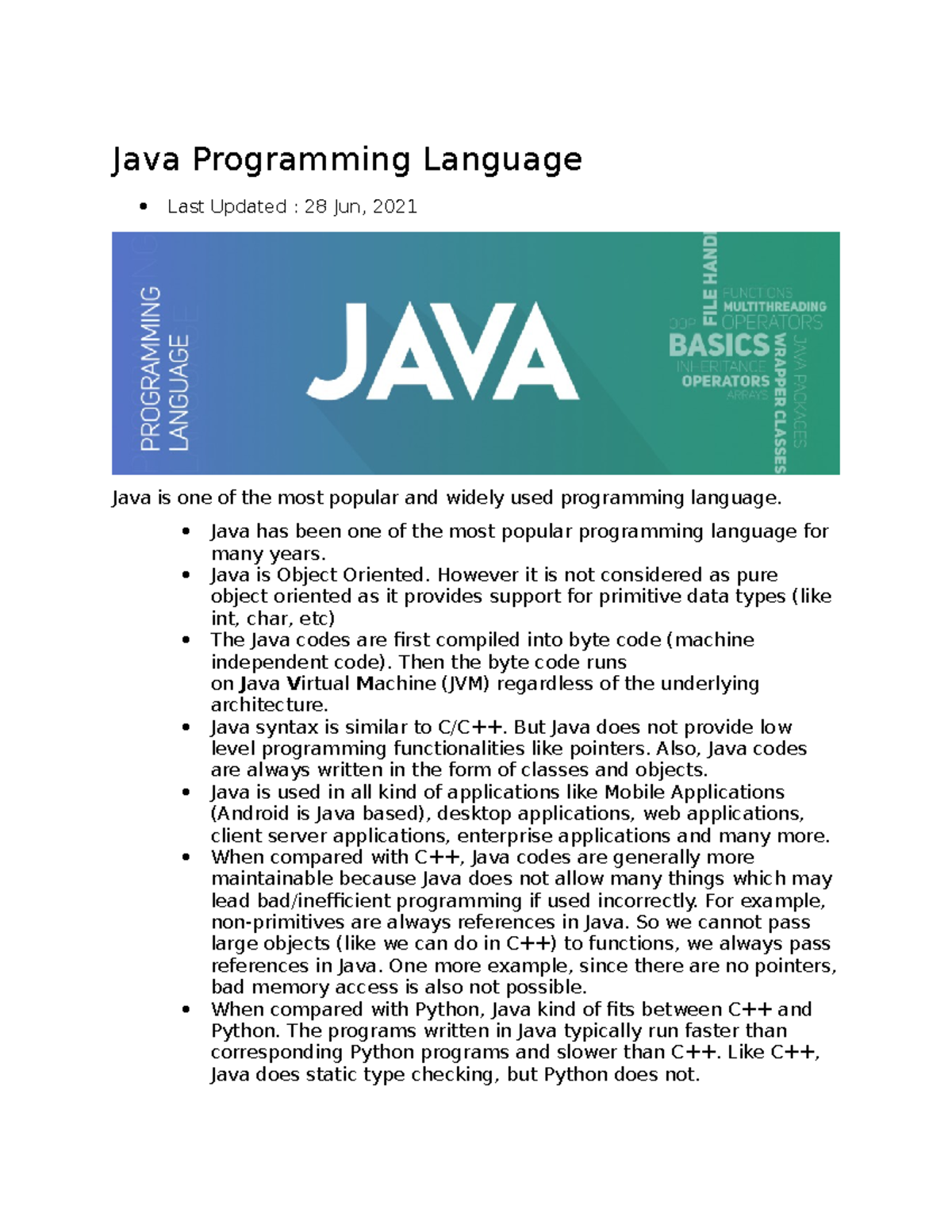 Programare Multiparadigma JAVA - Programarea calculatoarelor - UniBuc ...