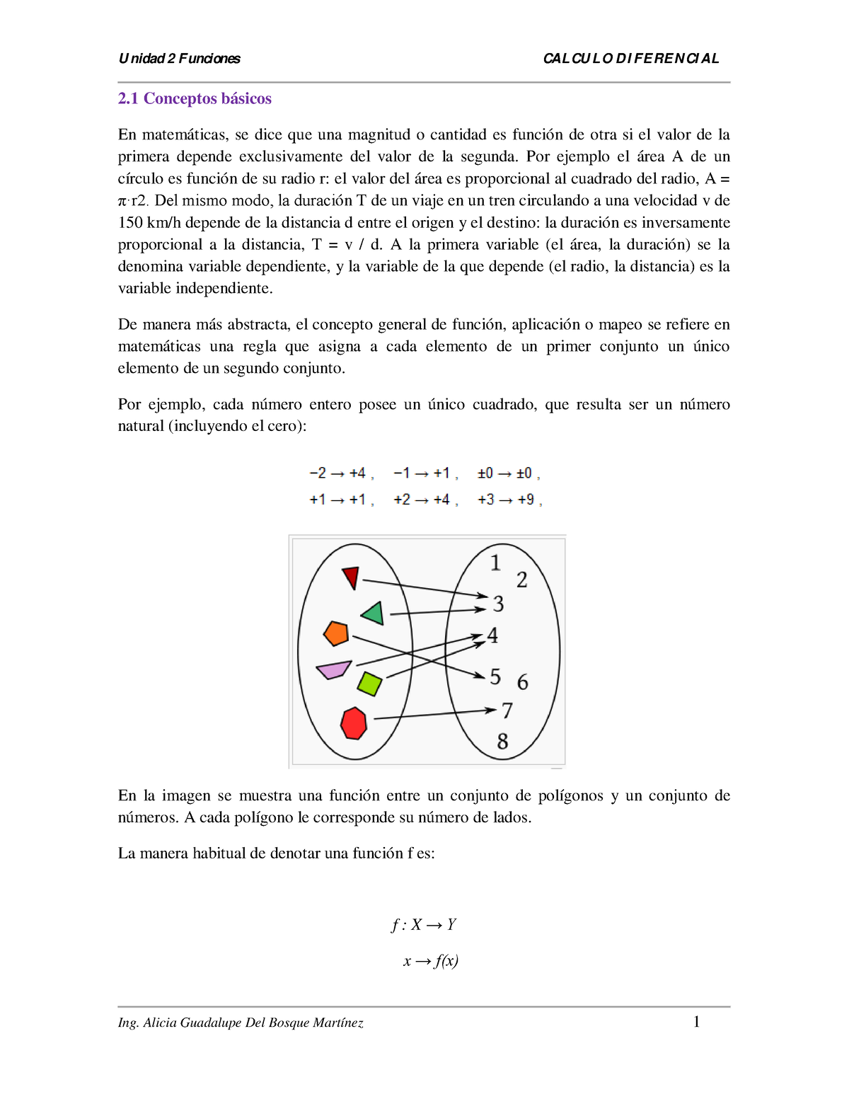 Unidad 2.- Funciones - Explicacion De Una Funcion Y Tipos - 2 Conceptos ...