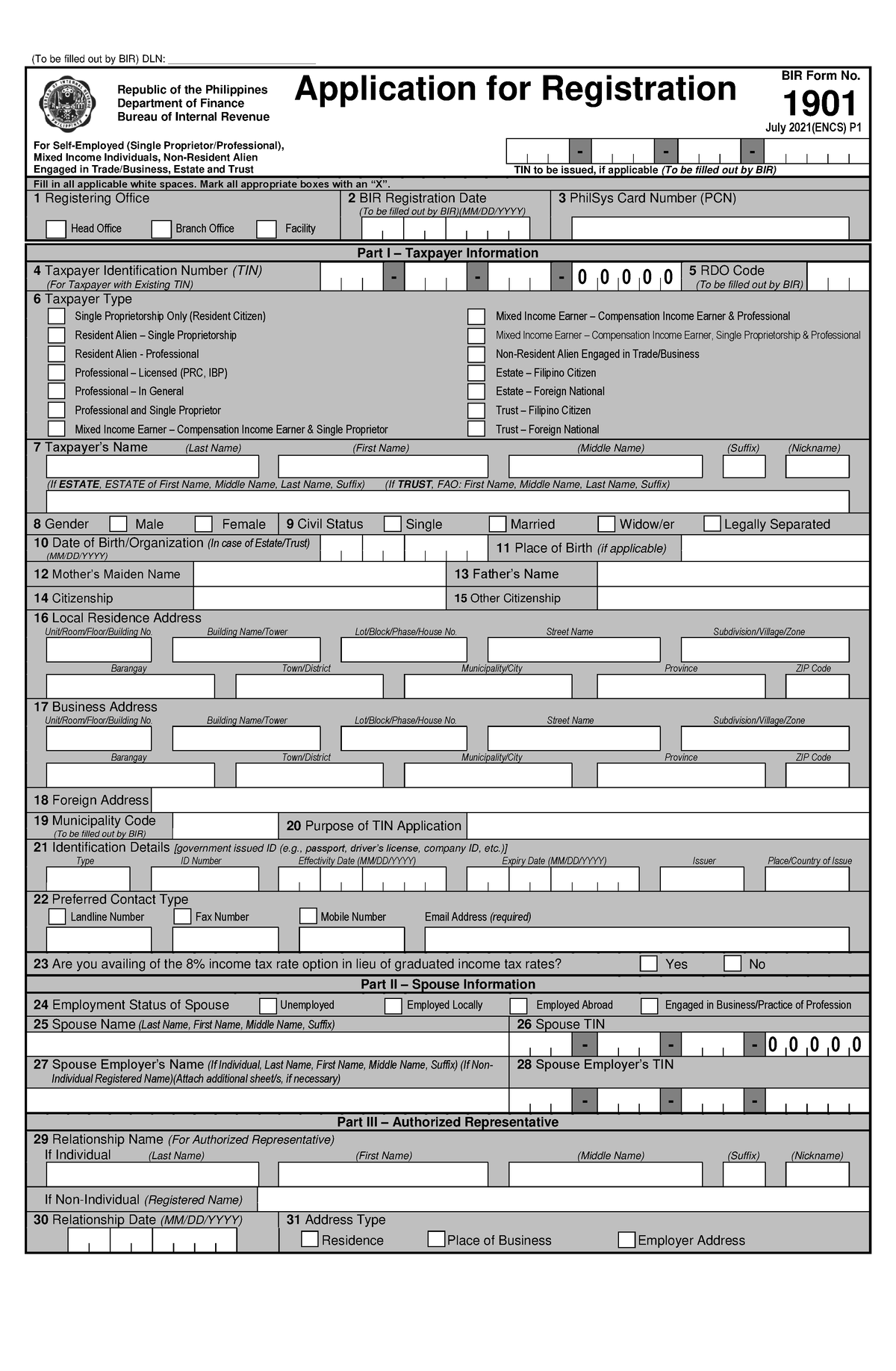 1901 Jul 2021 ENCS - Final - (To Be Filled Out By BIR) DLN ...