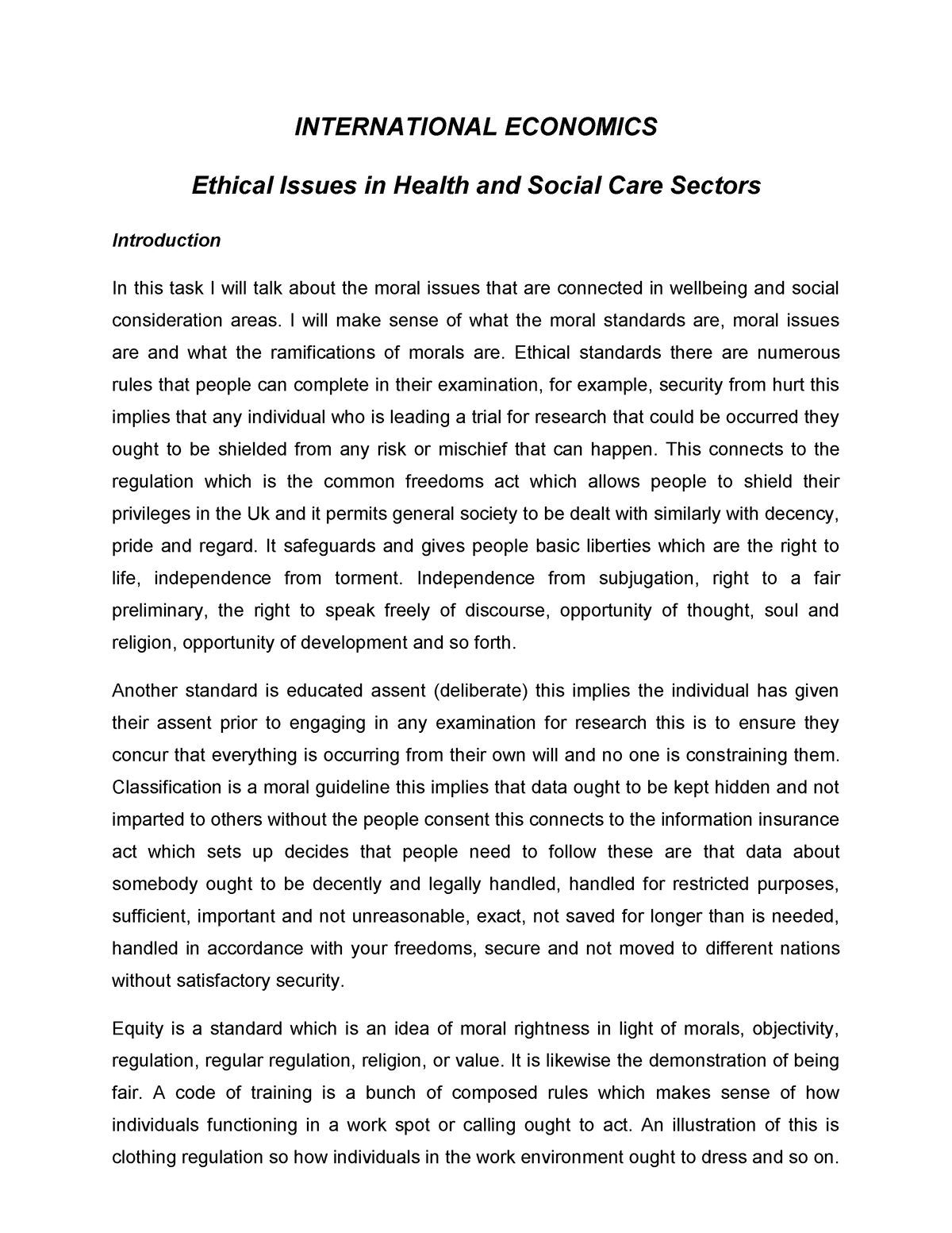 ethical-issues-in-health-and-social-care-sectors-international