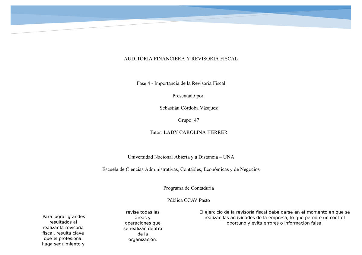 Mapa Conceptual Principios De La Revisoría Fiscal Sebastian Cordoba