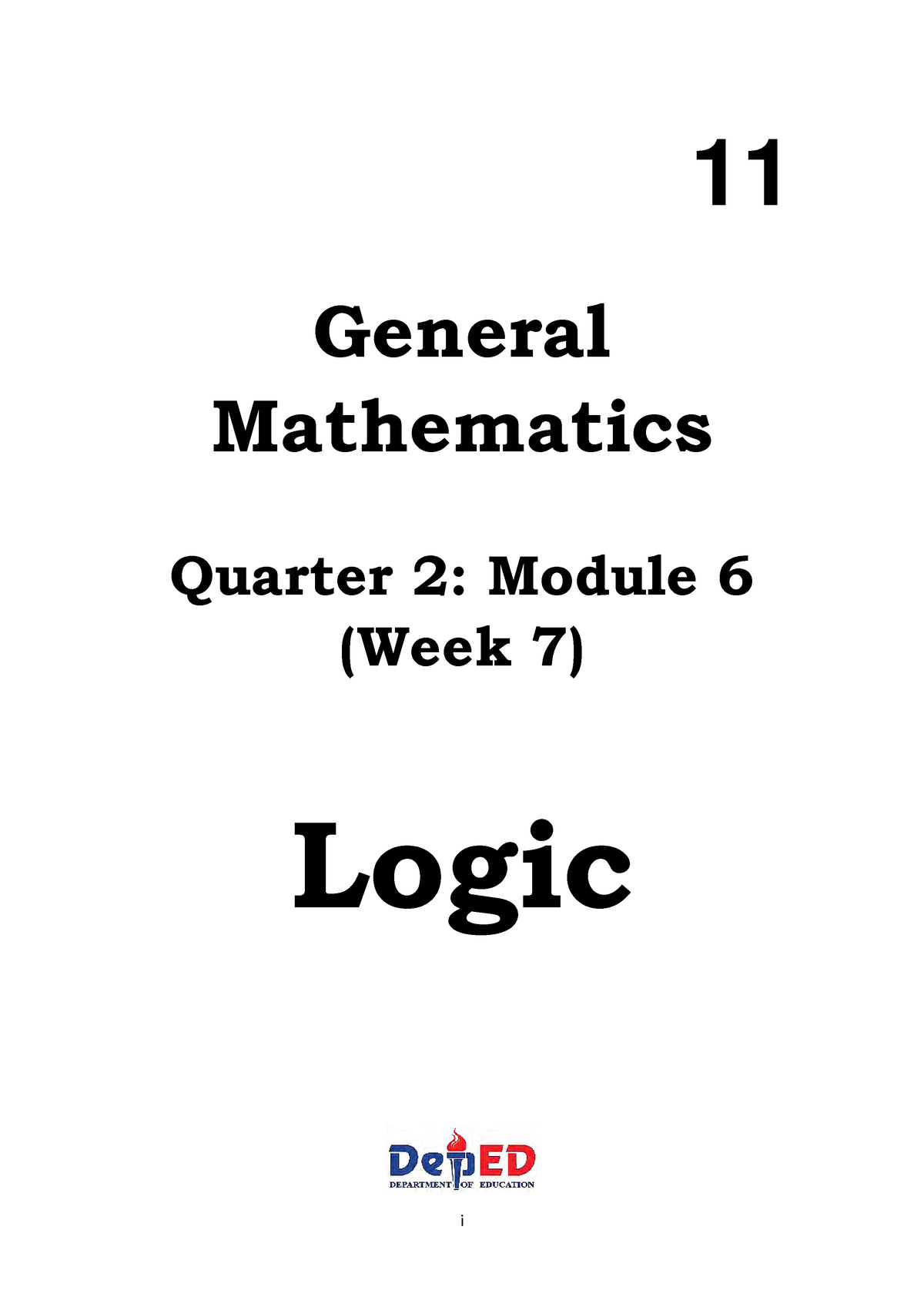 6 Q2 Gen Math - Module 6 Quarter 2 General Mathematics - I General ...