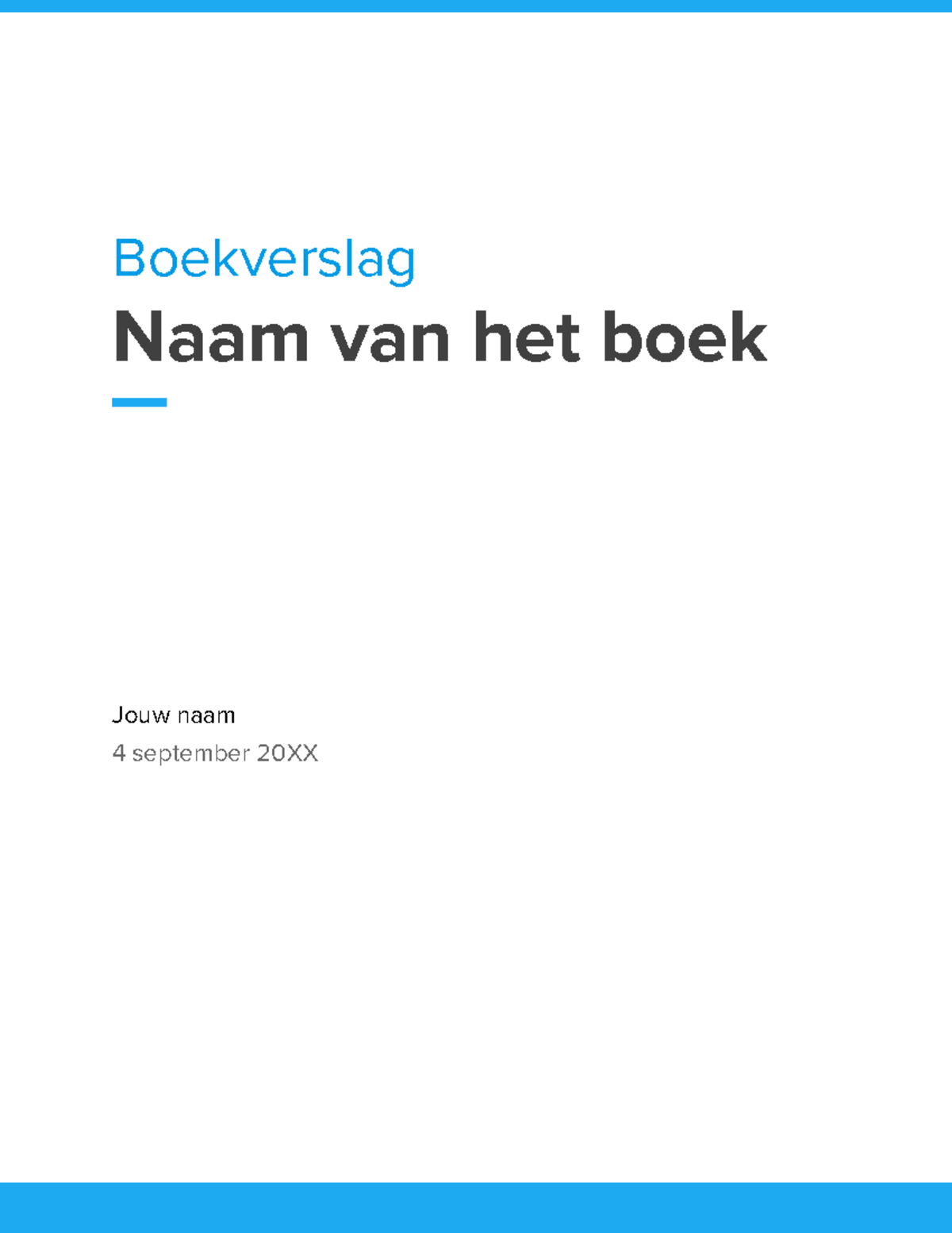 Boekverslag - M, , - Boekverslag Naam Van Het Boek Jouw Naam 4 ...