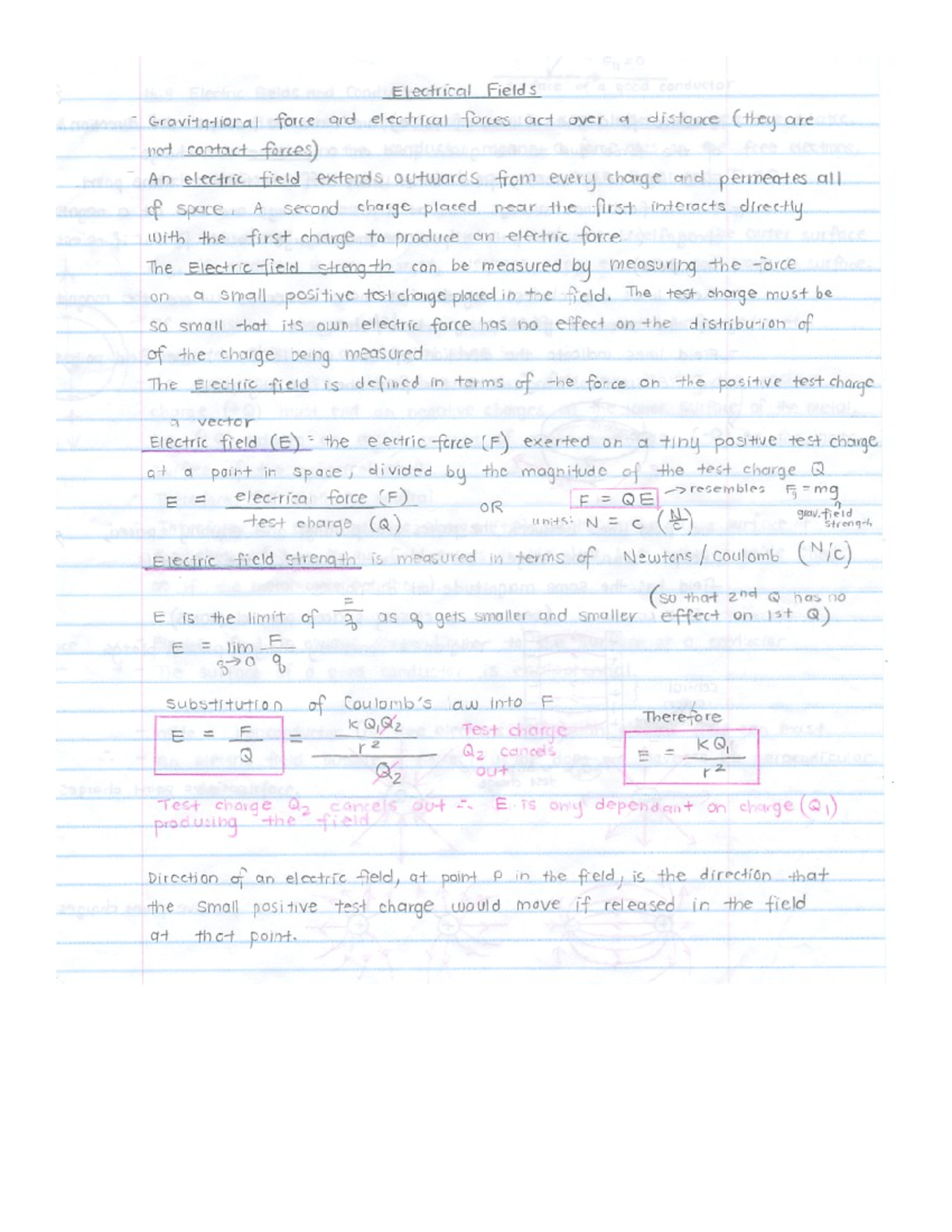 Electrical-fields 1 exam notes - Studocu