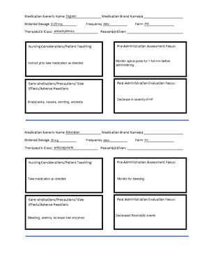 NSG 123 Care Plan Client Concept Map Packet Final - NSG123 Medical ...