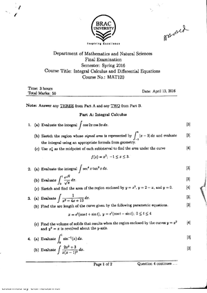 Set 5 - Mat 120 Assignment 2 questions spring 22. - Department of ...