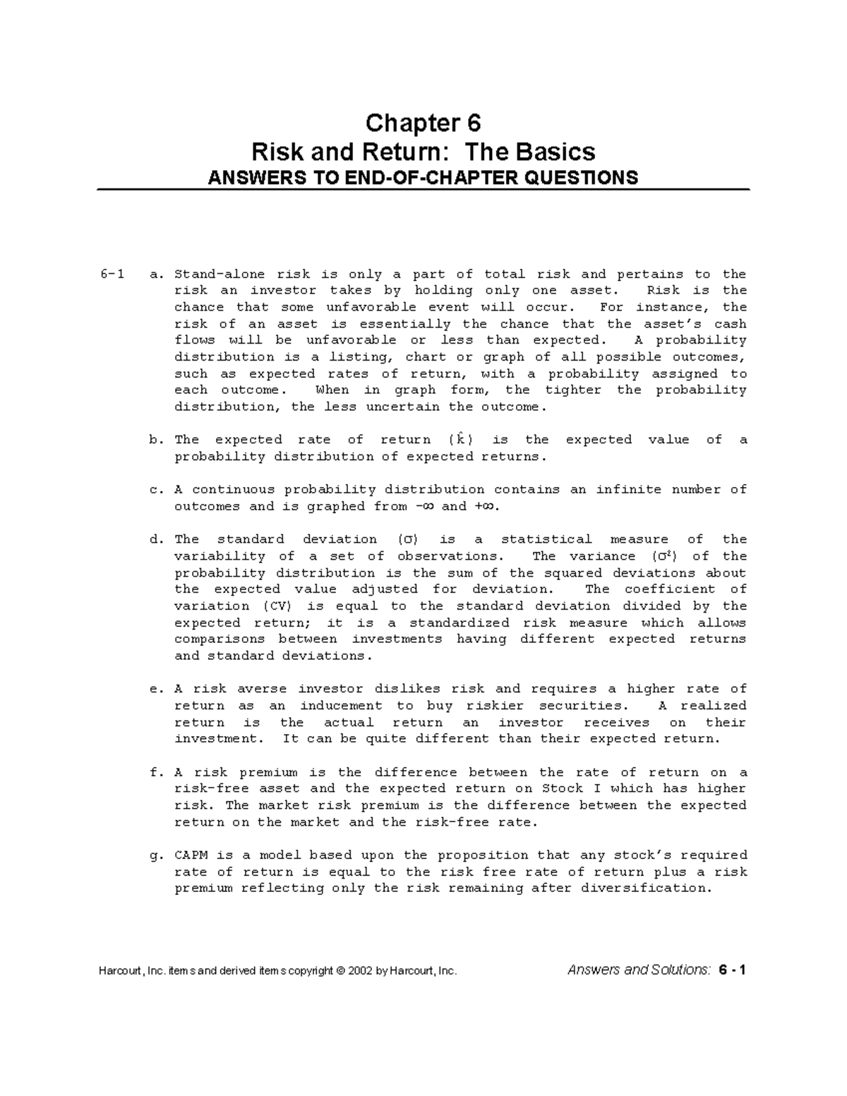 risk-and-return-the-basics-chapter-6-risk-and-return-the-basics