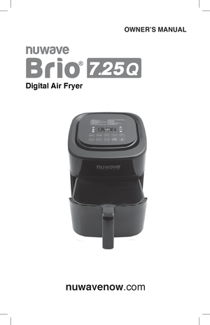 NuWave Brio 7.25 QT Digital Air Fryer