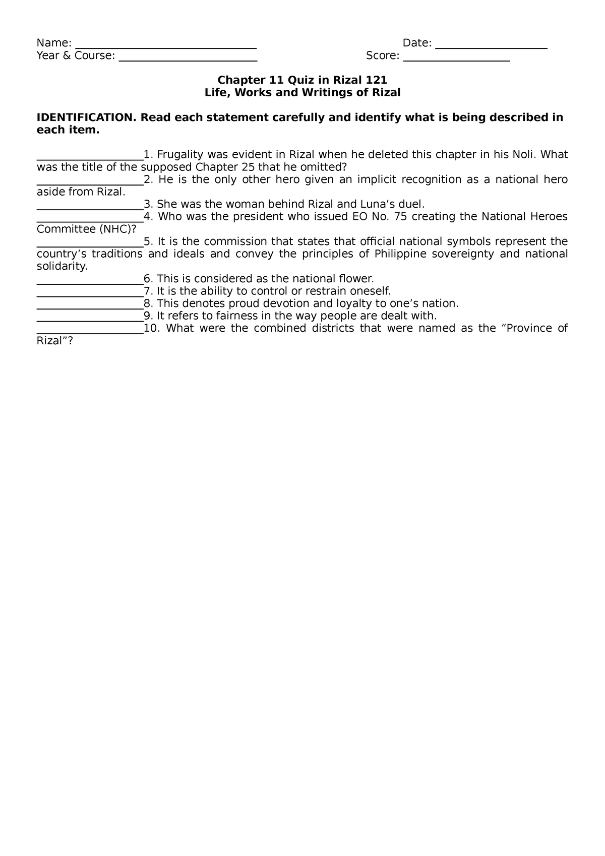 assignment chapter 11 fill in the blank quiz