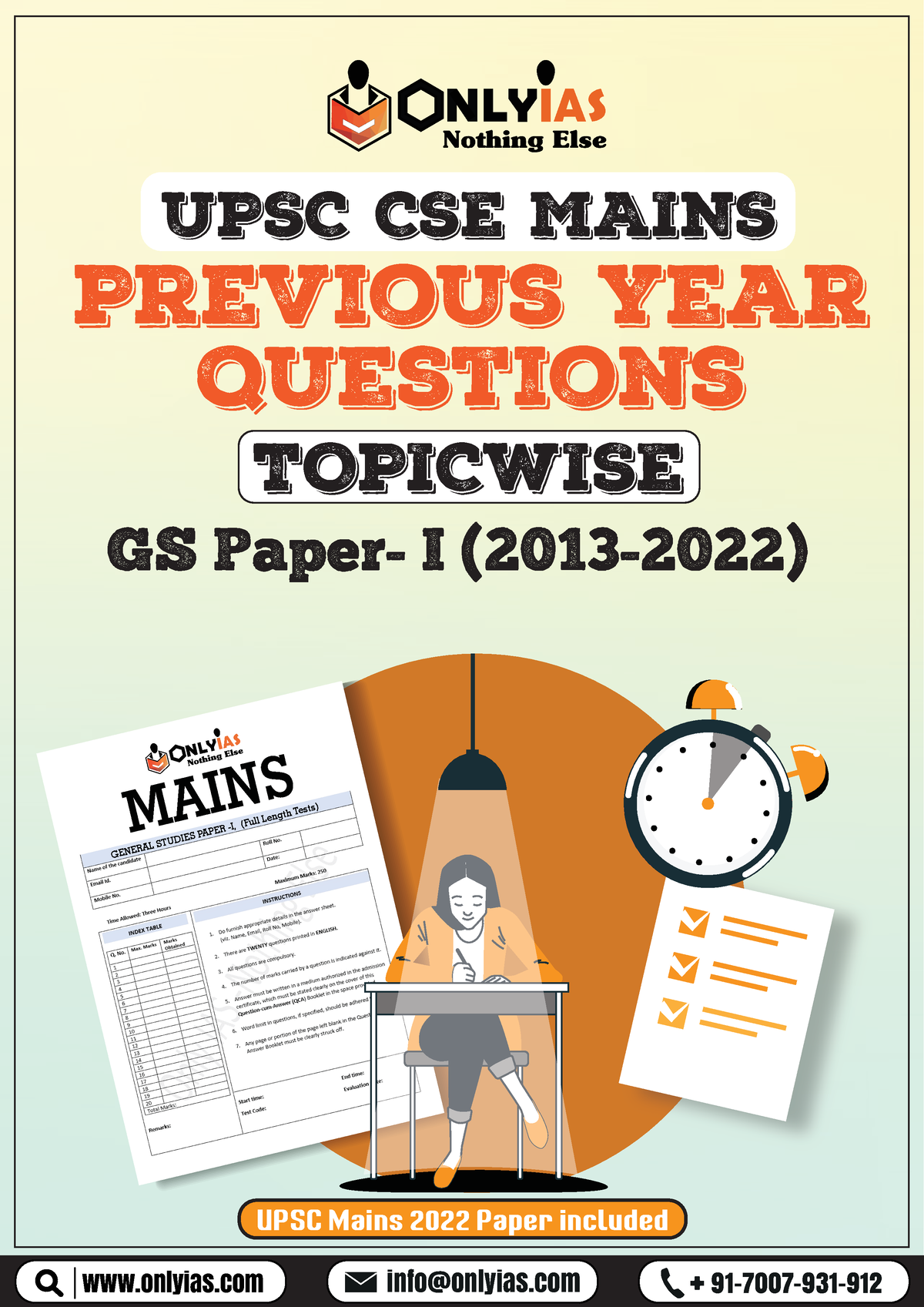 Topicwise UPSC Mains General Studies Paper 1 Question Pdf Only IAS 2013 ...