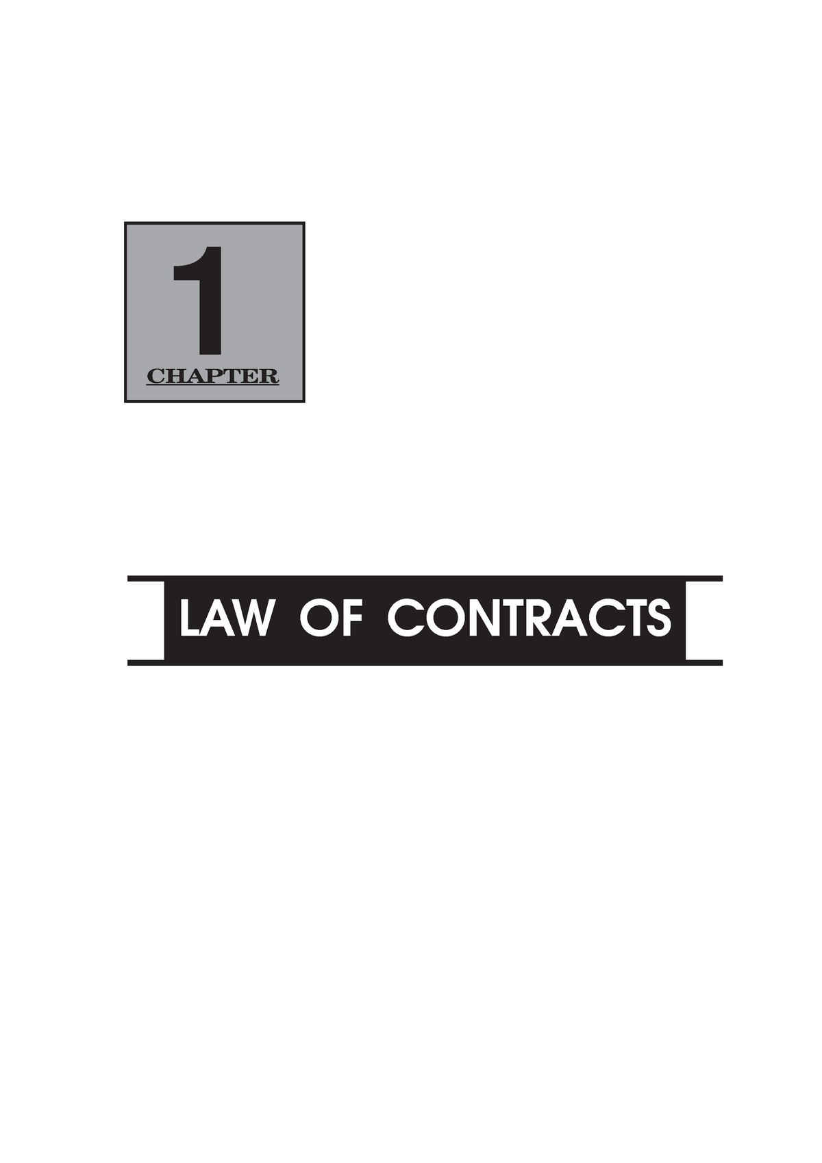 LAW OF Contracts 2 Business Law - 1 CHAPTER LAW OF CONTRACTS 2 Business ...