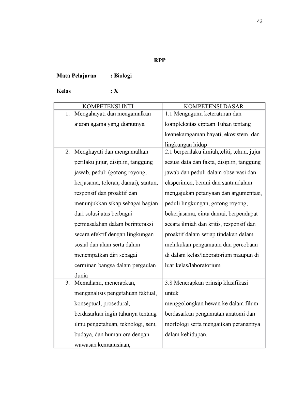 RPP-peranan Serangga - RPP Mata Pelajaran : Biologi Kelas : X ...