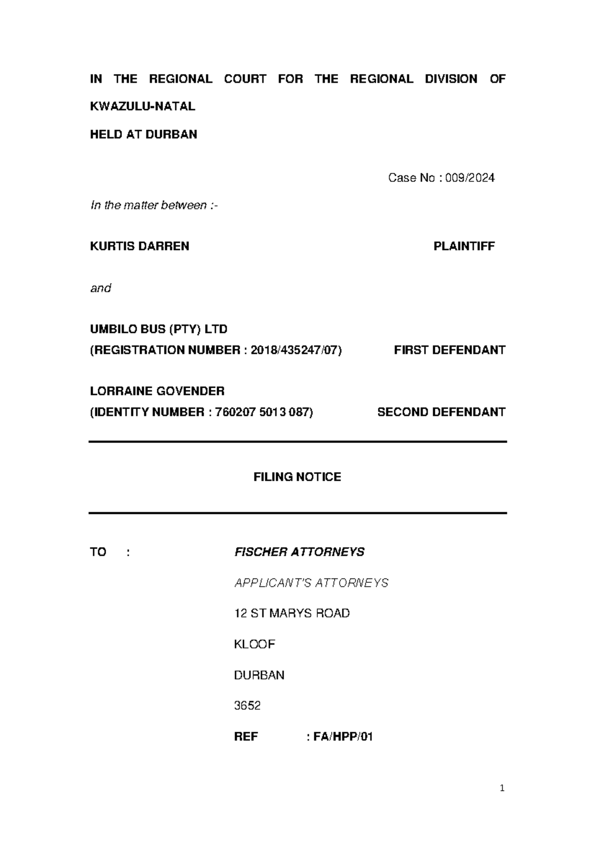 11.1 Final Filing Notice - Discovery Affidavit-doxit-signed - FILING ...