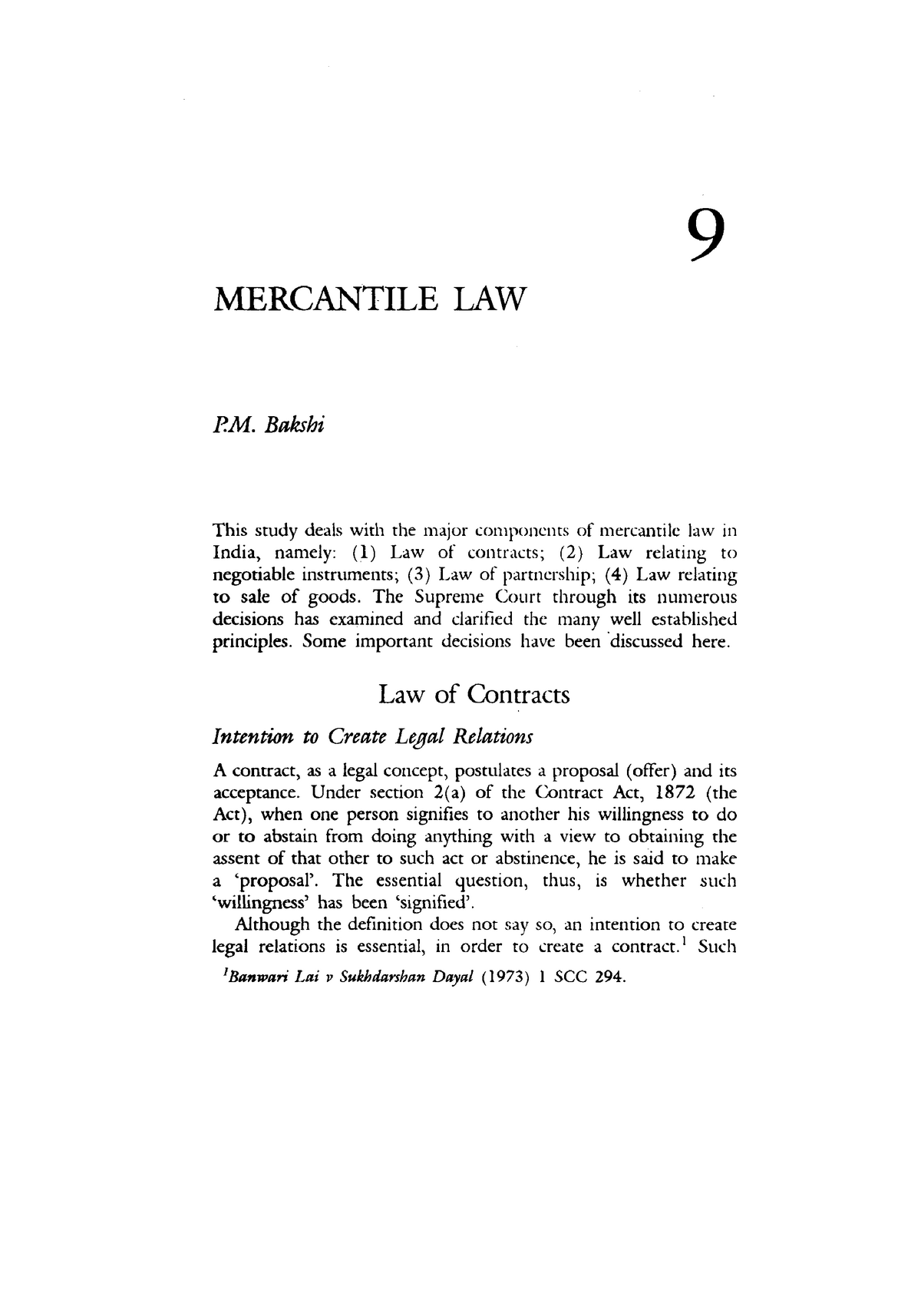 mercantile law case study