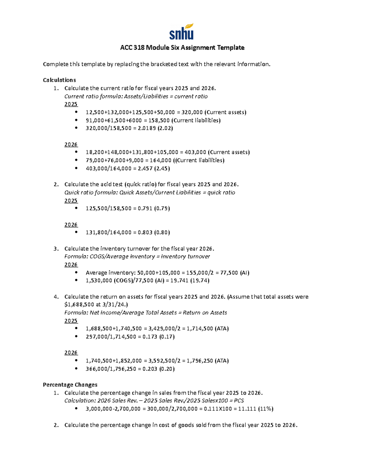 08-05 ACC 318 Module Six Assignment Template - ACC 318 Module Six ...