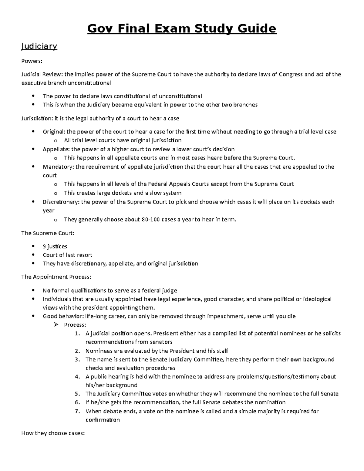 Pols 3447 final study guide essay image