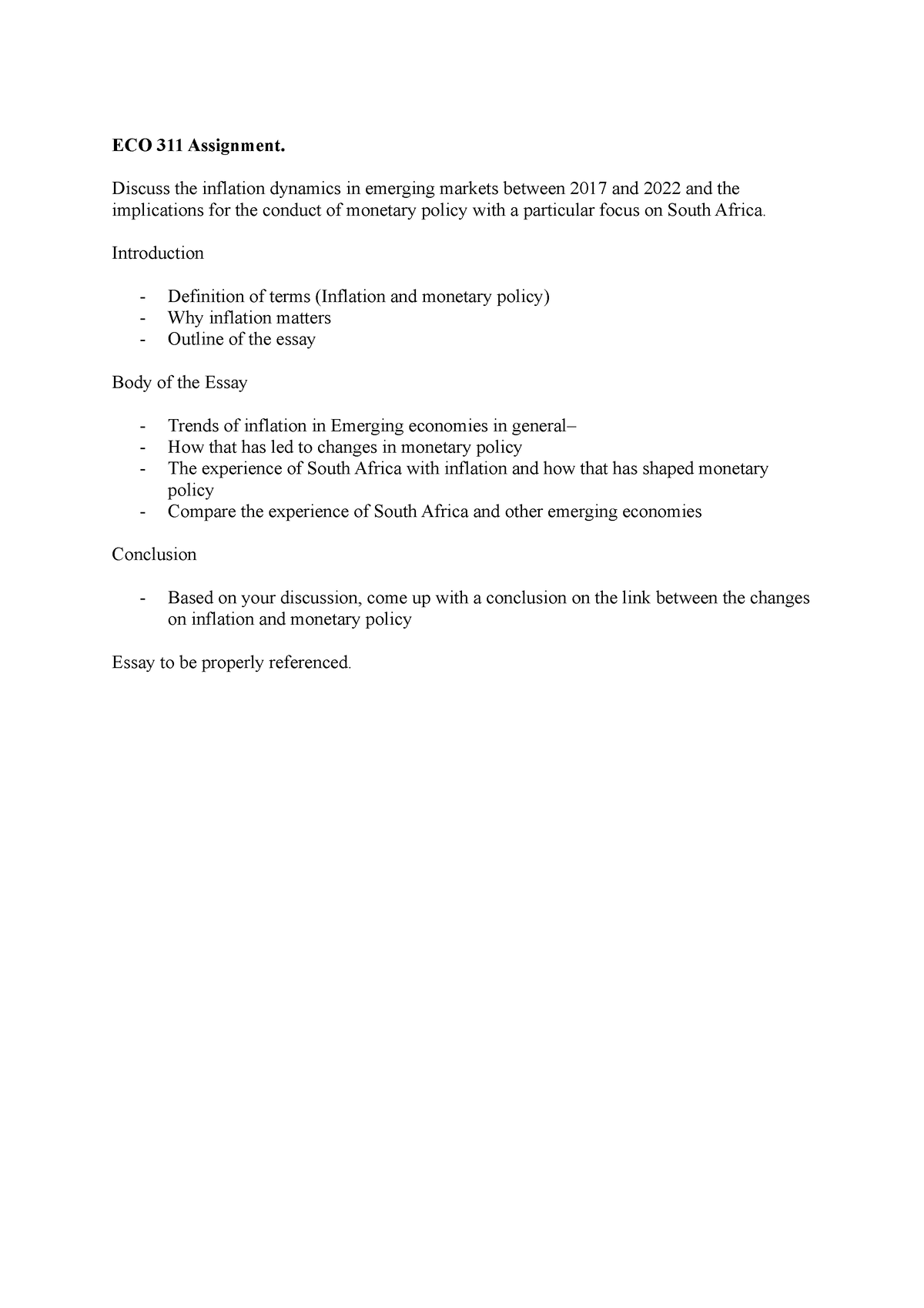 economics assignment grade 11 2023