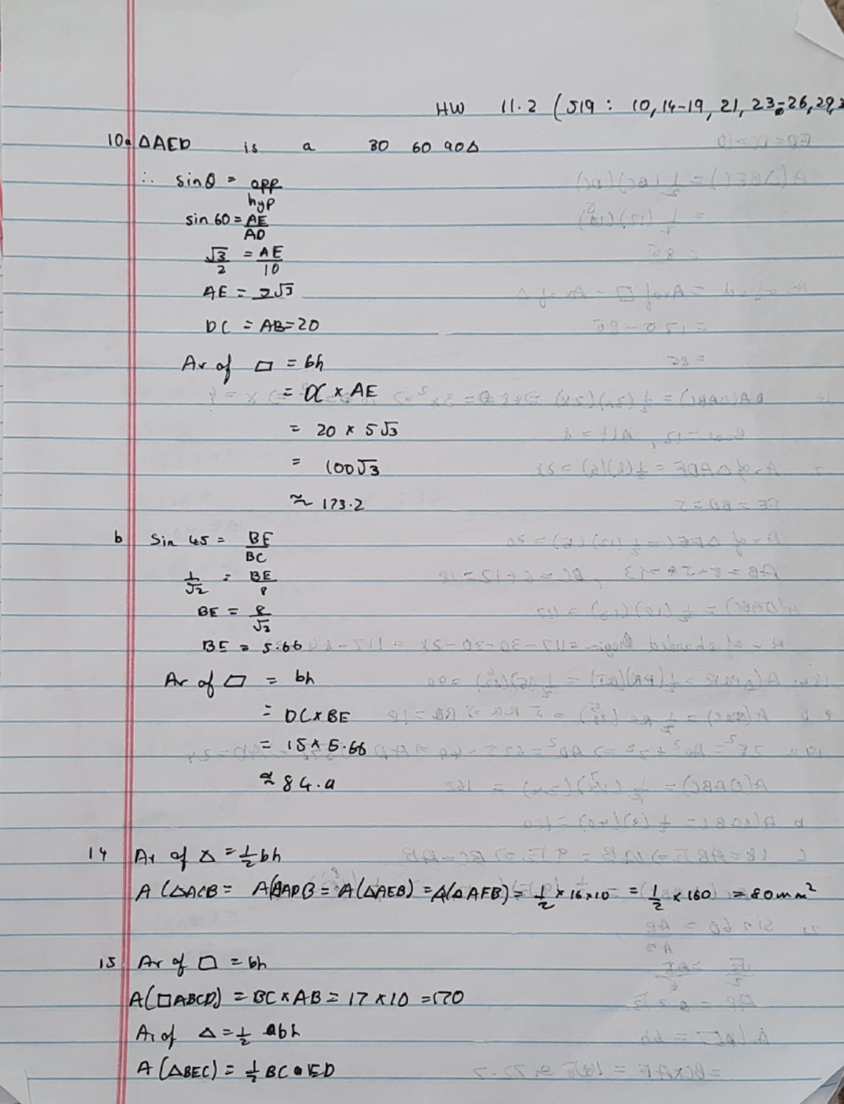 Hw geo 11.2 to 11 - Studocu