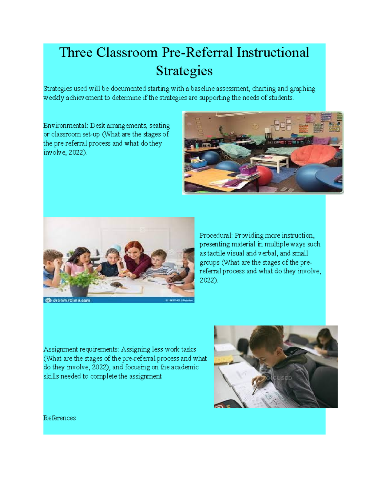 child-study-team-handout-three-classroom-pre-referral-instructional