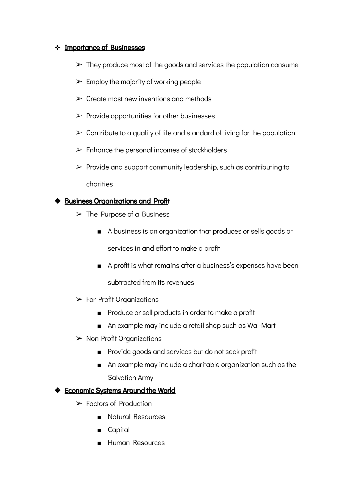 Understanding the Canadian Business System - Importance of Businesses ...