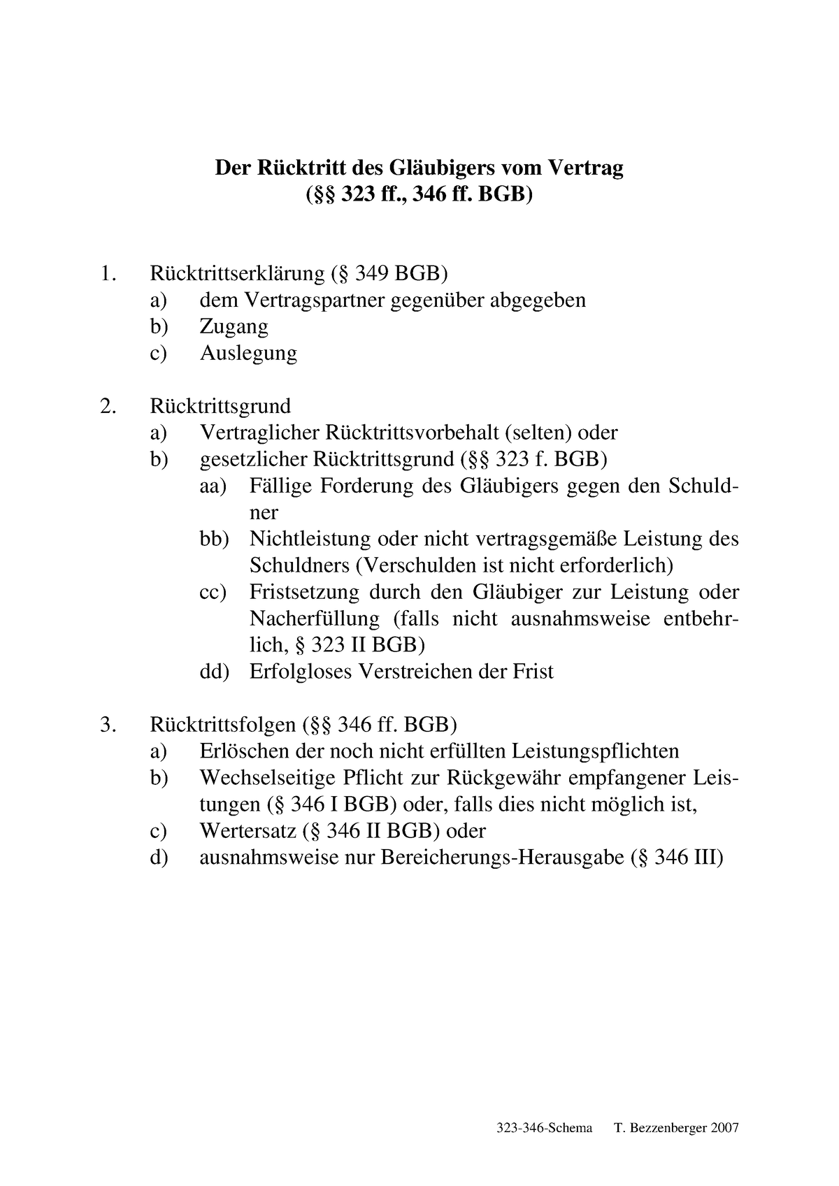 323-346-Schema - Recht - 323-346-Schema T. Bezzenberger 2007 Der ...