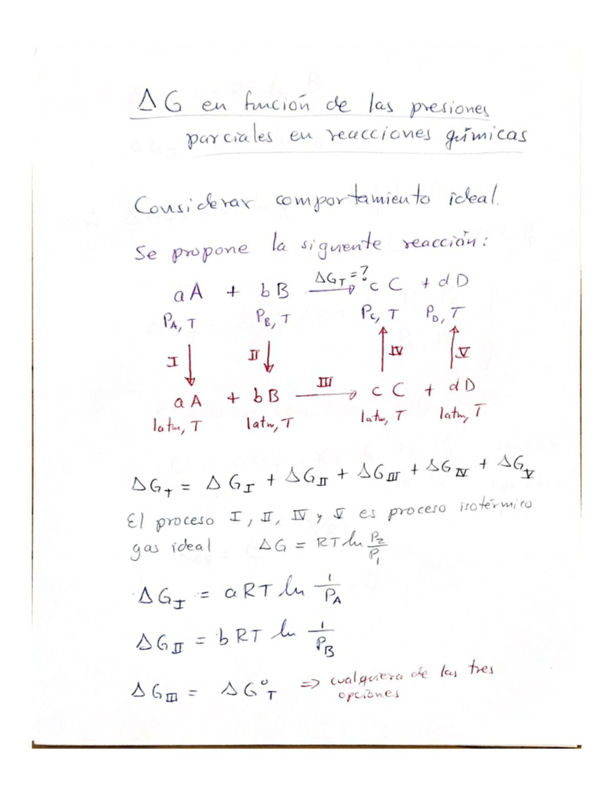 Delta G para P T - Apunte unidad - Fisicoquímica para Ingenieros I ...