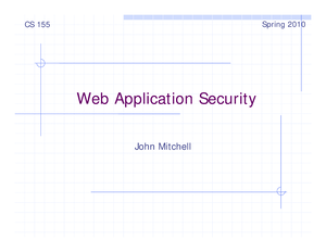 Web Application Security - Unit 2: Web Applications (Basic) Unit 2: Web ...