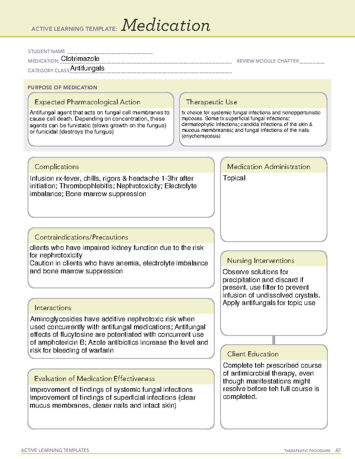 Ati Diagnostic Procedure Template Ct Scan