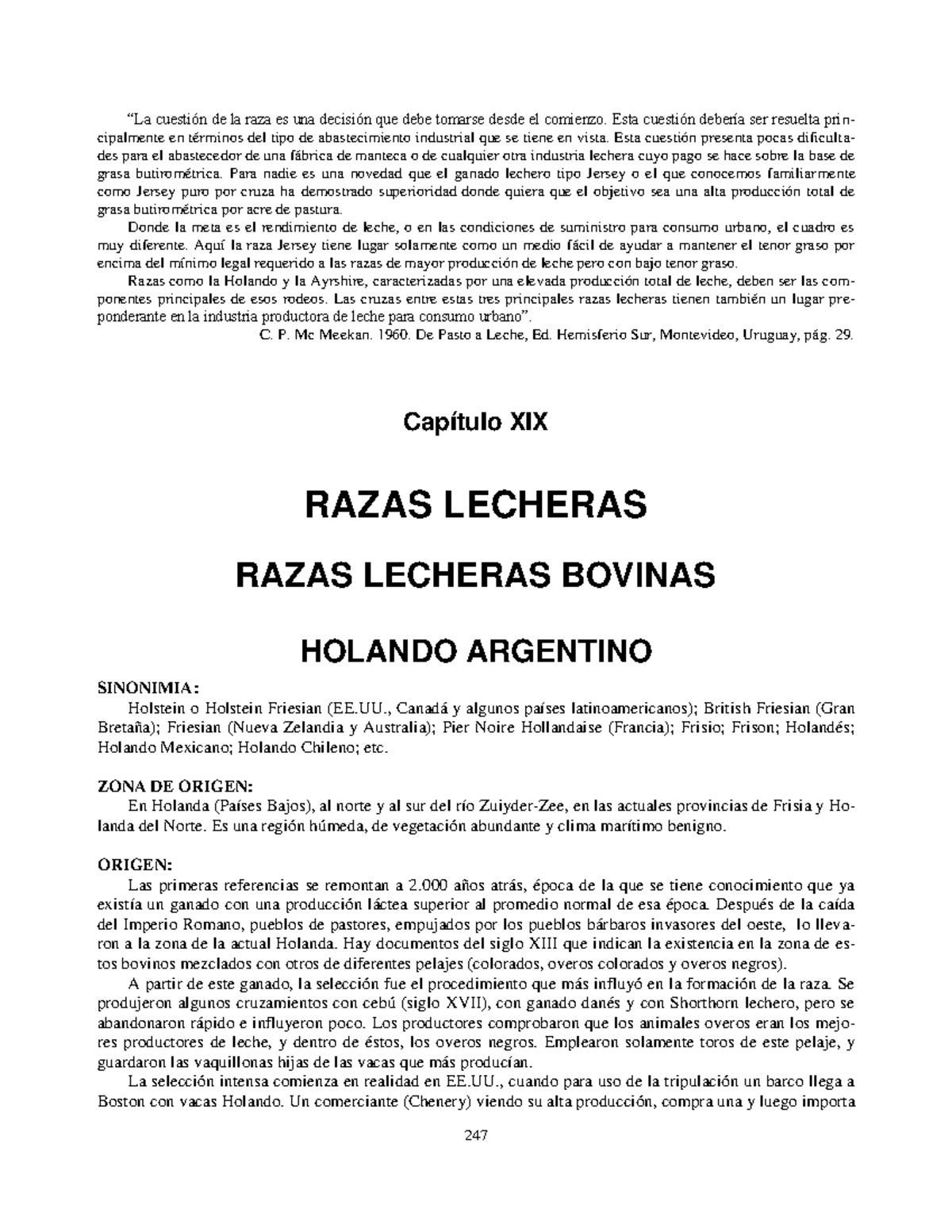 Razas Bovinas produccion