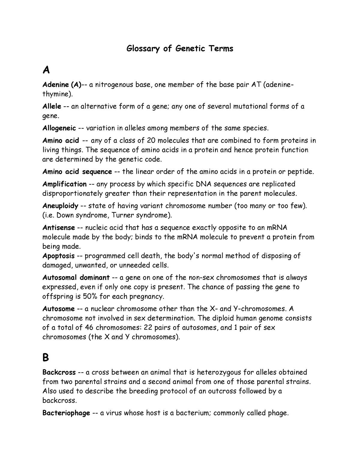 glossary-allele-an-alternative-form-of-a-gene-any-one-of-several