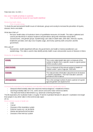 Geo study notes hsc - Geography notes - hsc 2024 Urban places (syllabus ...