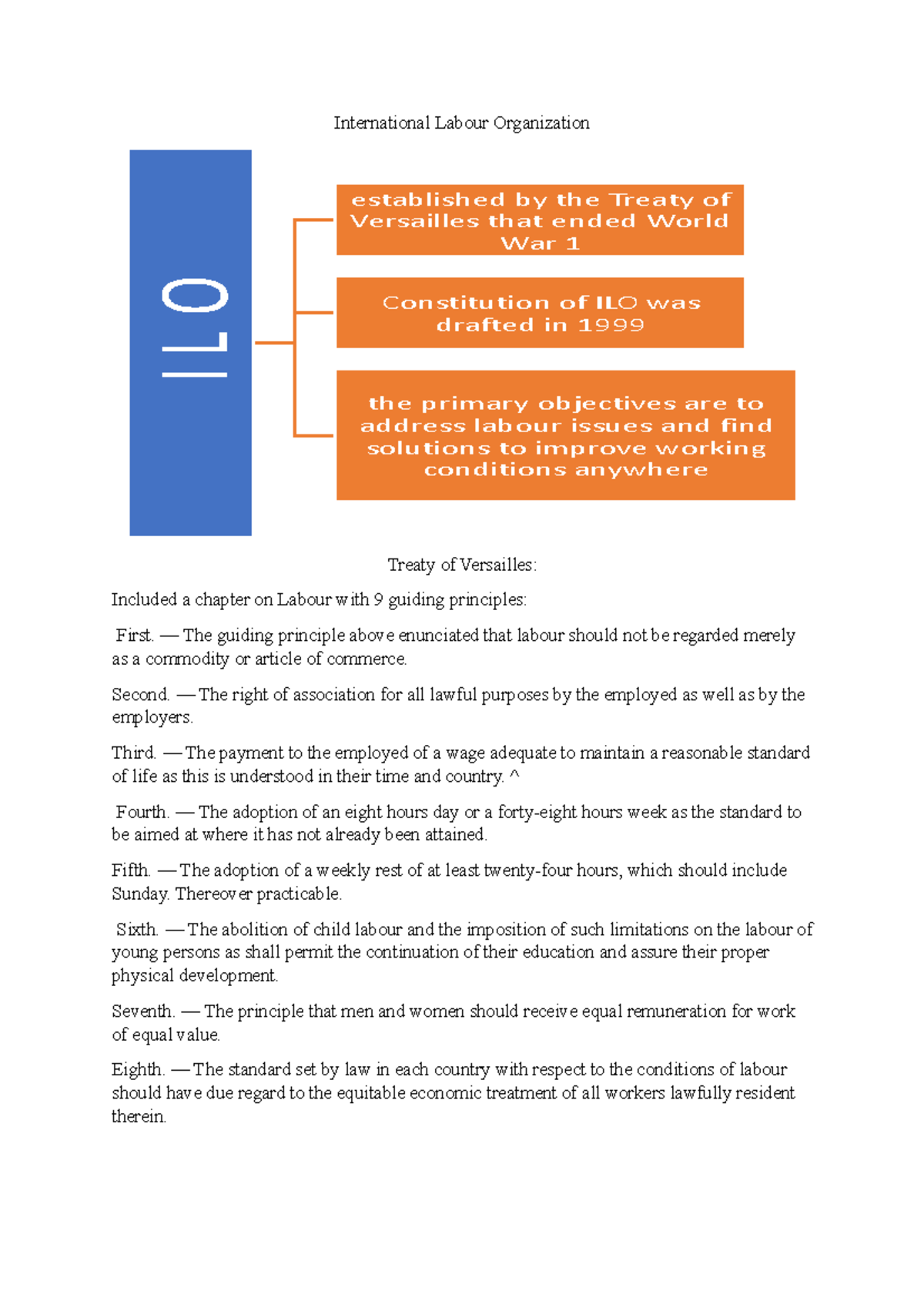 International Labour Organization - — The guiding principle above ...