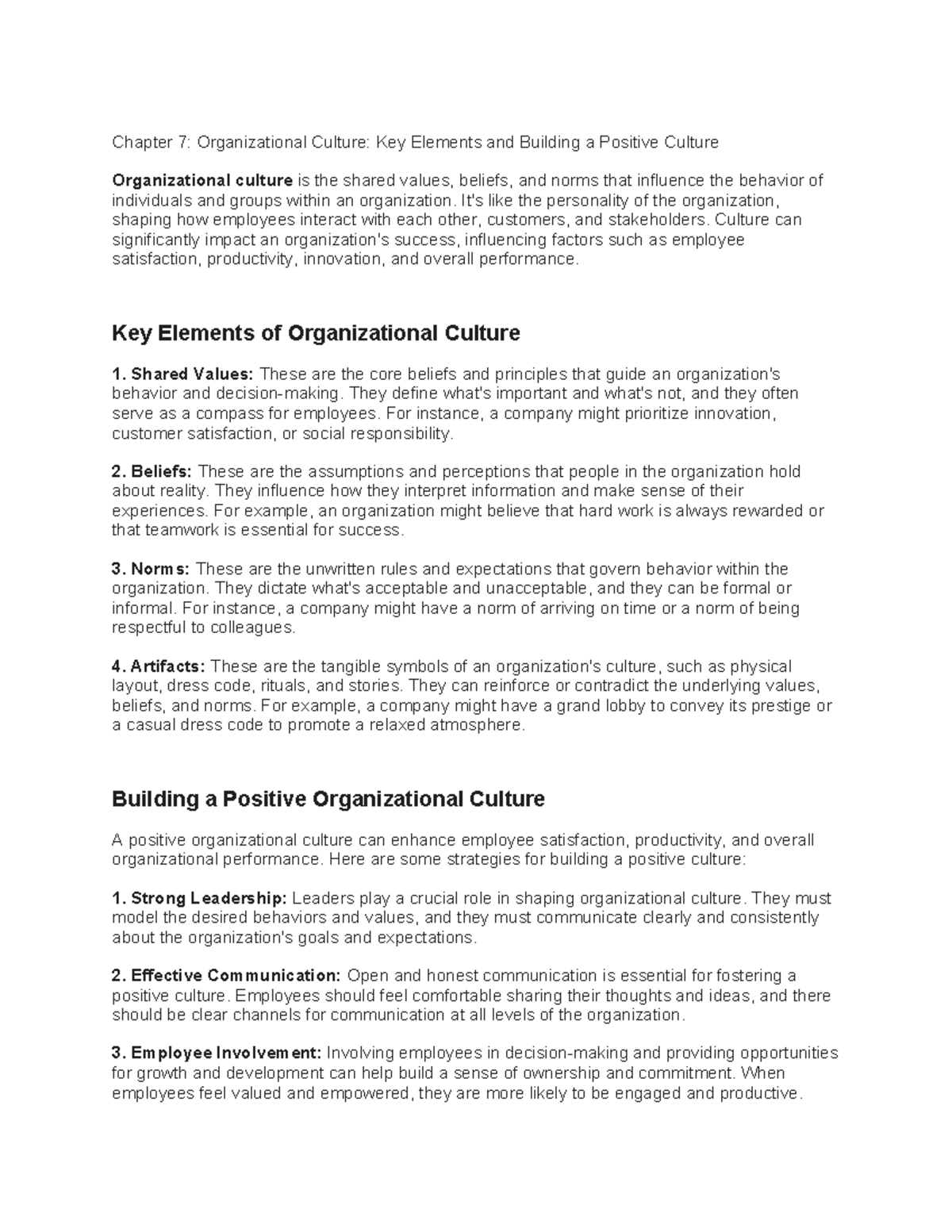 Chapter 7 - Summary Management, Global Edition - Chapter 7 ...