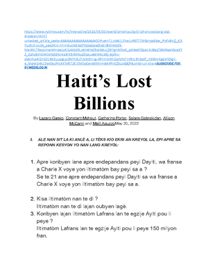 Haitian+ Creole+III%2C+ Study+ Sheet%2C+ Lesson+V%2C+FALL+2023 ...