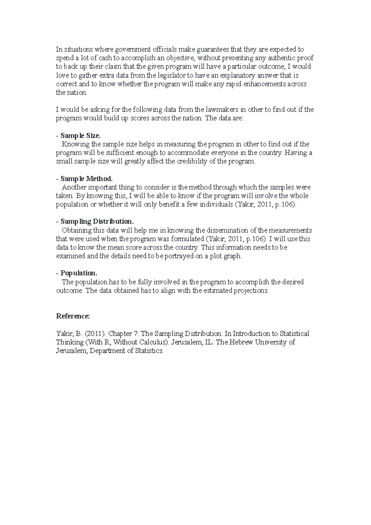 Math 1280 Discussion forum unit 7 - In situations where government ...