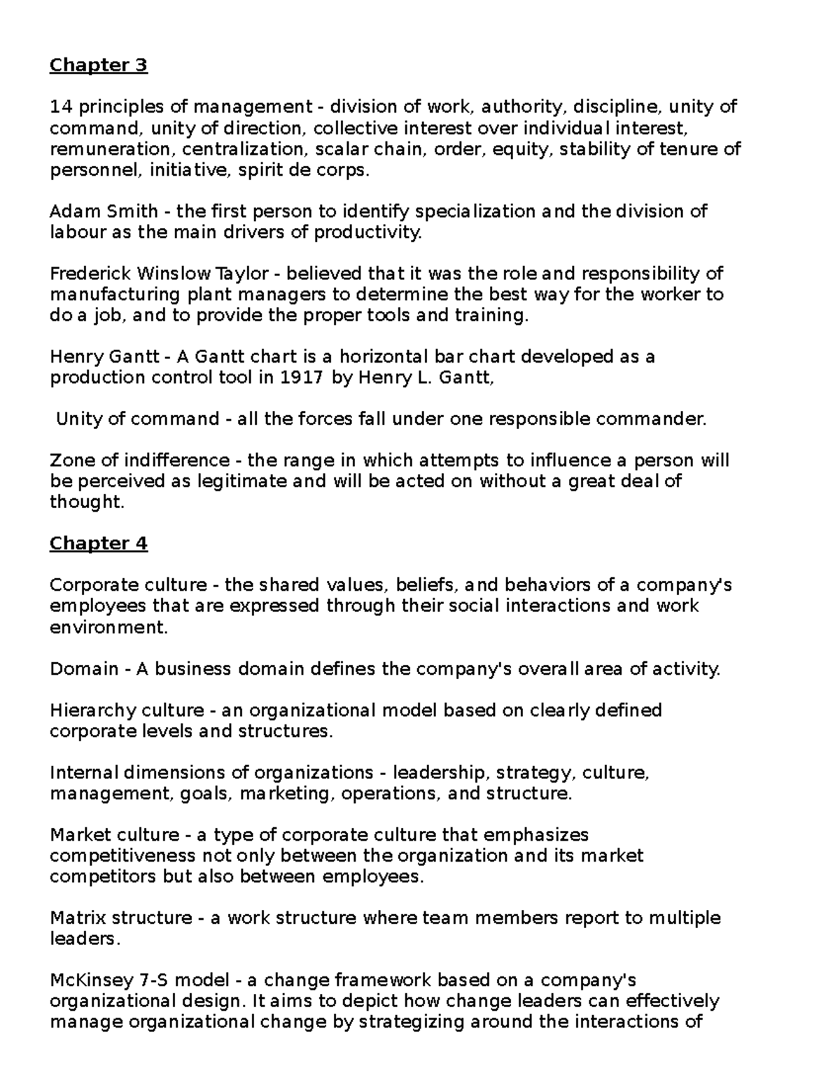 Ch3-6 - Important class lecture notes - Chapter 3 14 principles of ...