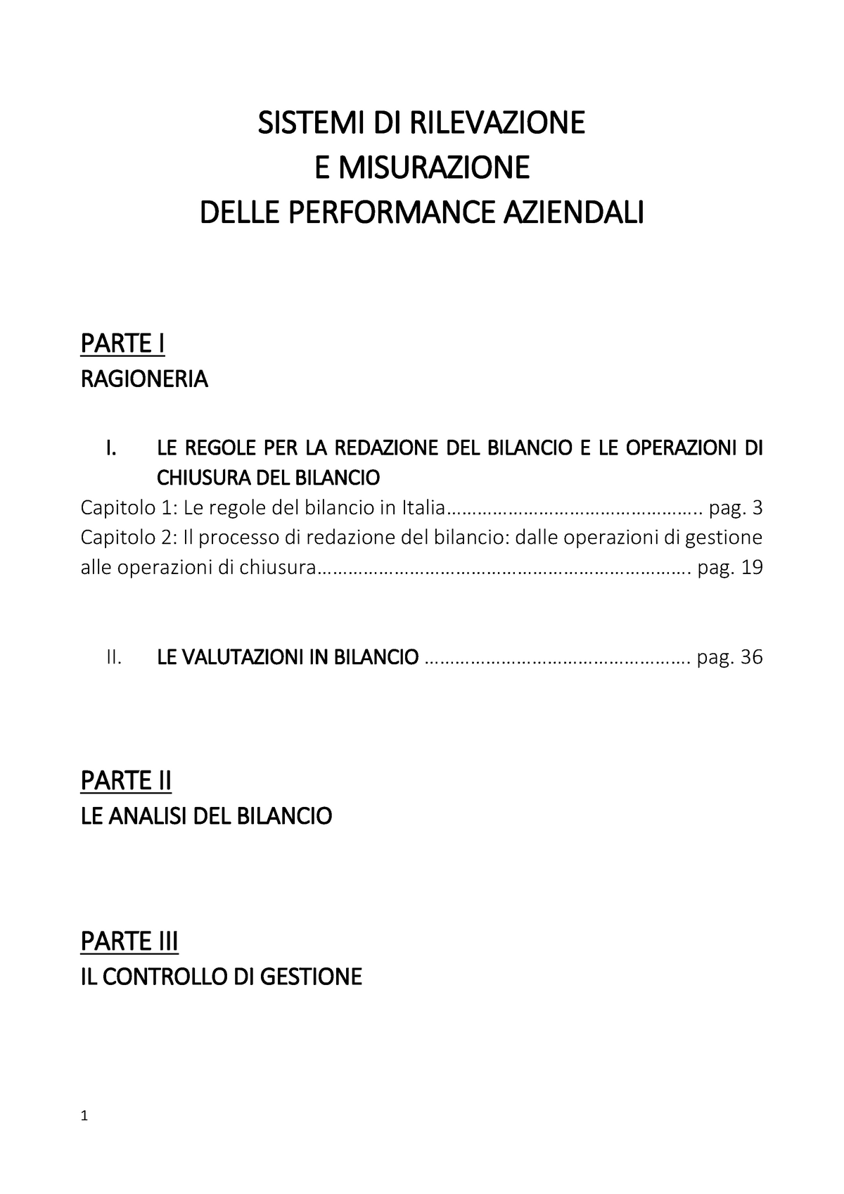 Appunti Cd G bil ecc - MISURAZIONE DELL'OUTPUT La misurazione della  performance nelle aziende - Studocu