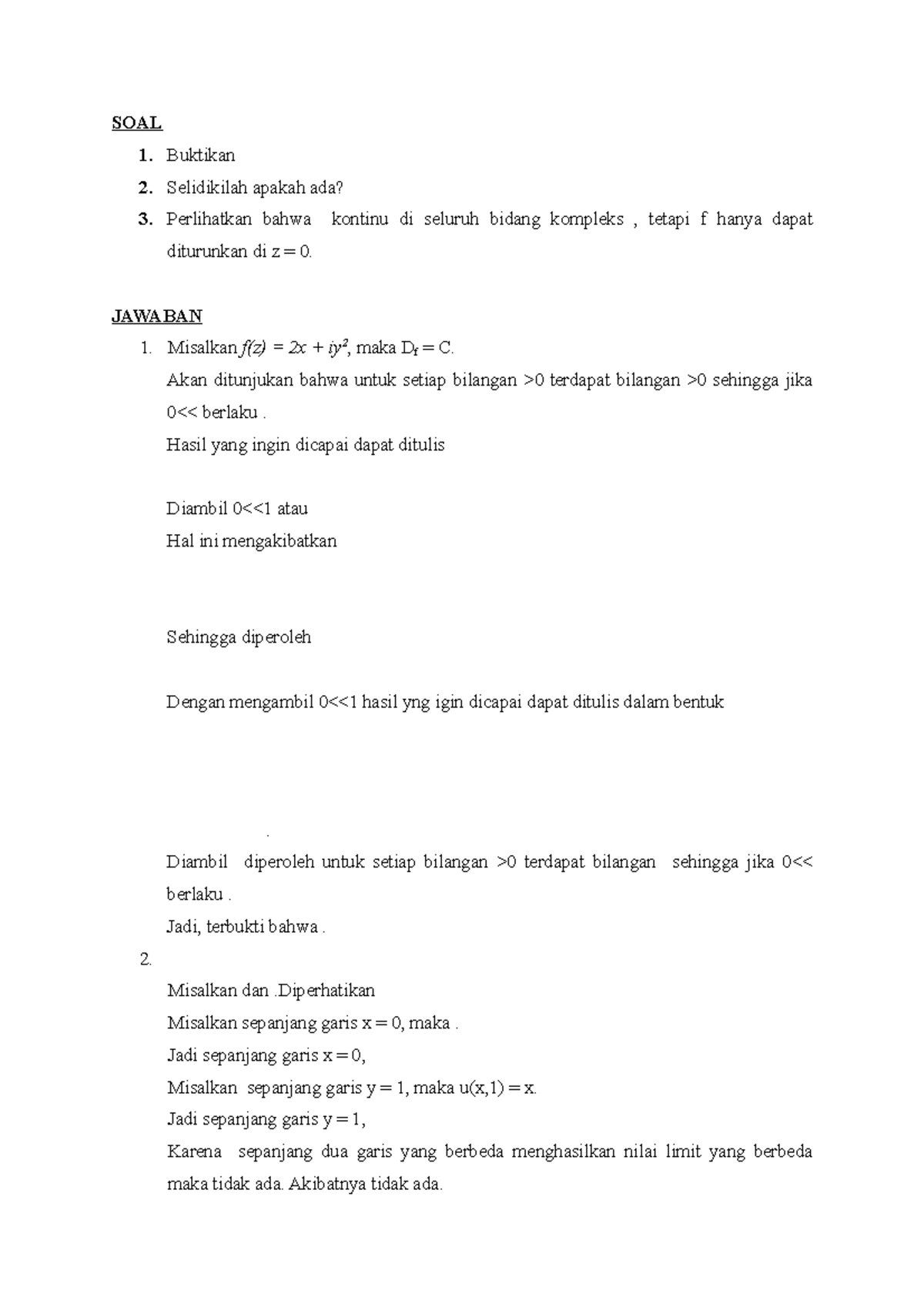 complex-analysis-example-soal-buktikan-selidikilah-apakah-ada