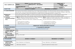 Reviewer FOR Examination IN Teaching & Assessing Grammar - REVIEWER FOR ...