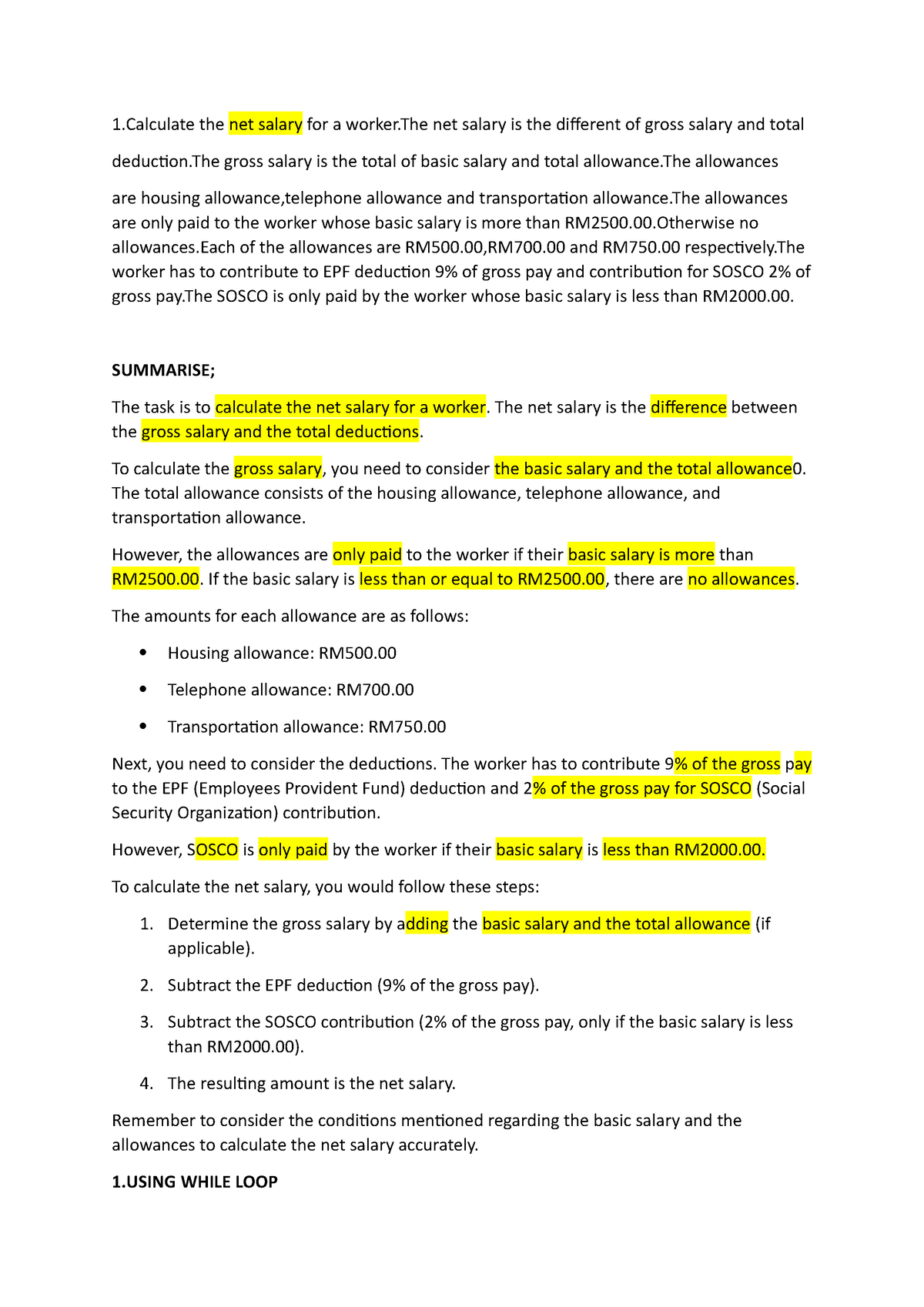 fundamentals of computer problem solving uitm