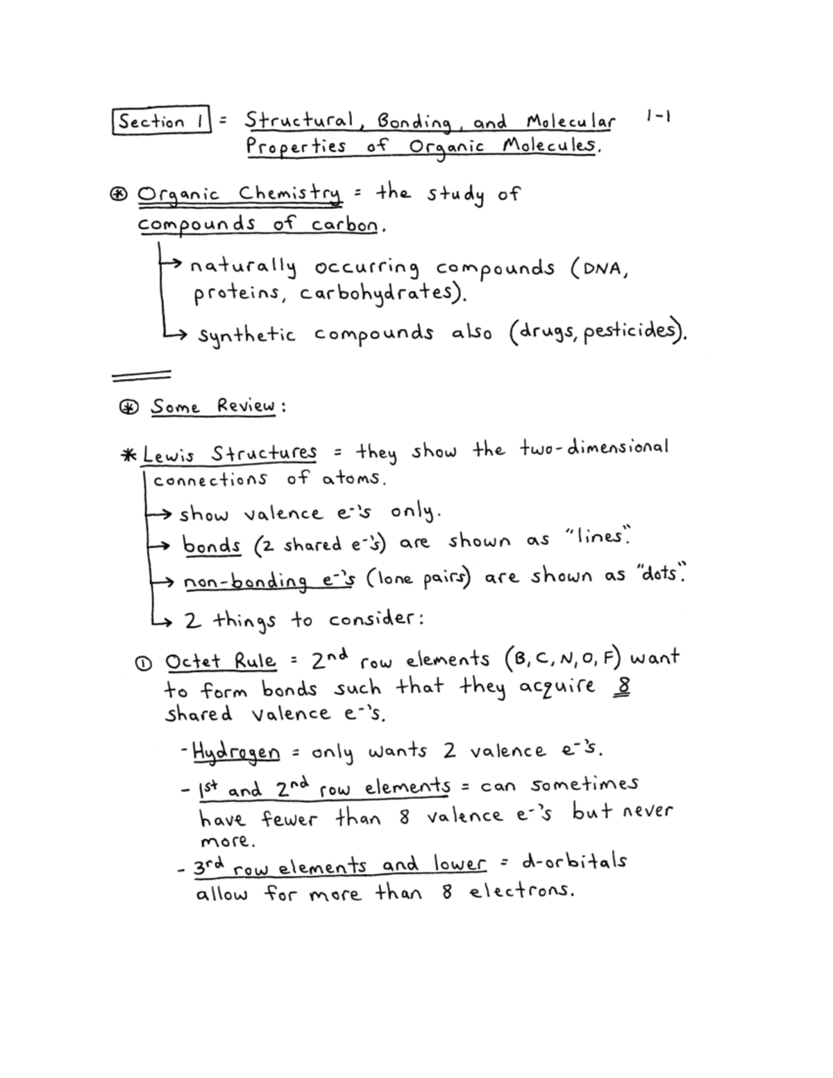 Organic chem 1 - page 1 of chem equation work. - CHM 251 - Central ...