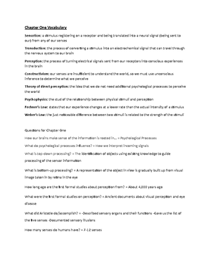 Olfactory - notes - Olfaction Intro o Olfaction = the sense of smell ...