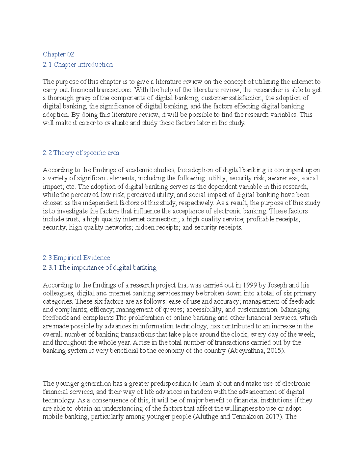 Chapter 02 - nnvvbbnvb - Chapter 02 2 Chapter introduction The purpose ...